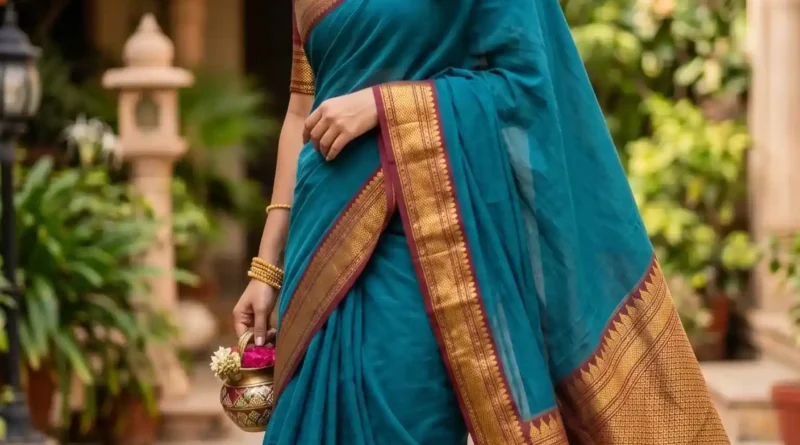 Plain Cotton Sarees With Border - Elegant Everyday & Festive Drapes 1 Plain cotton sarees with border