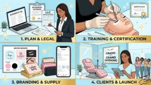 How to start a lash business